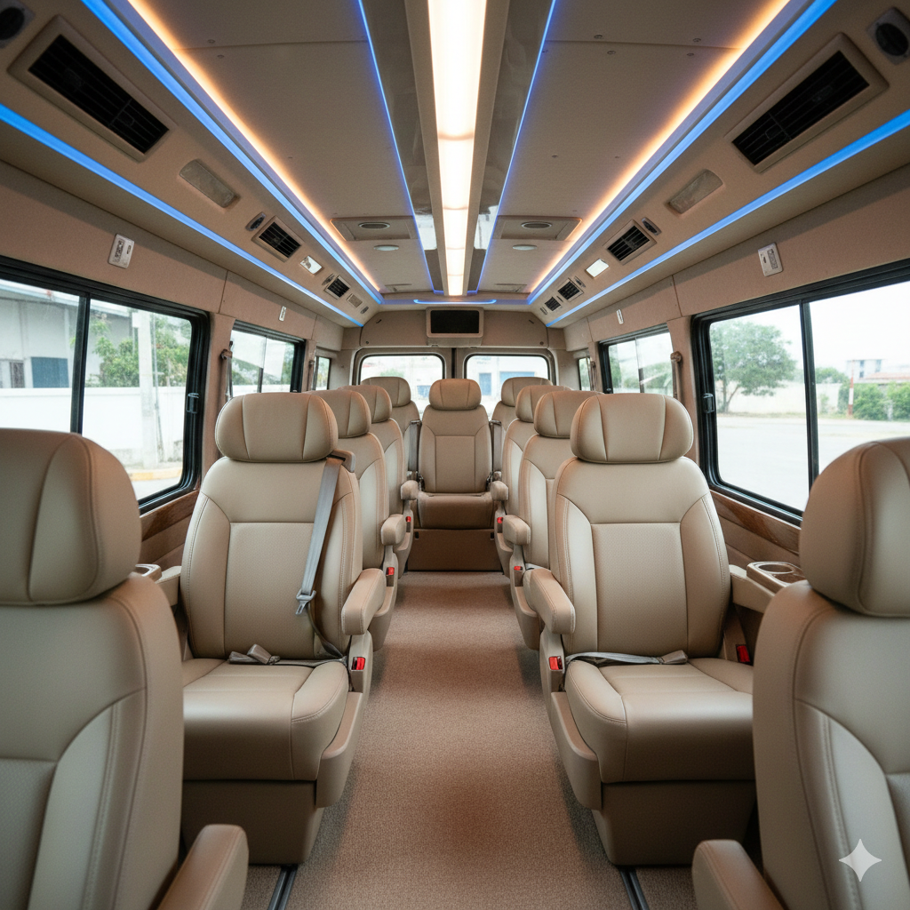 9 Seater Tempo Traveller