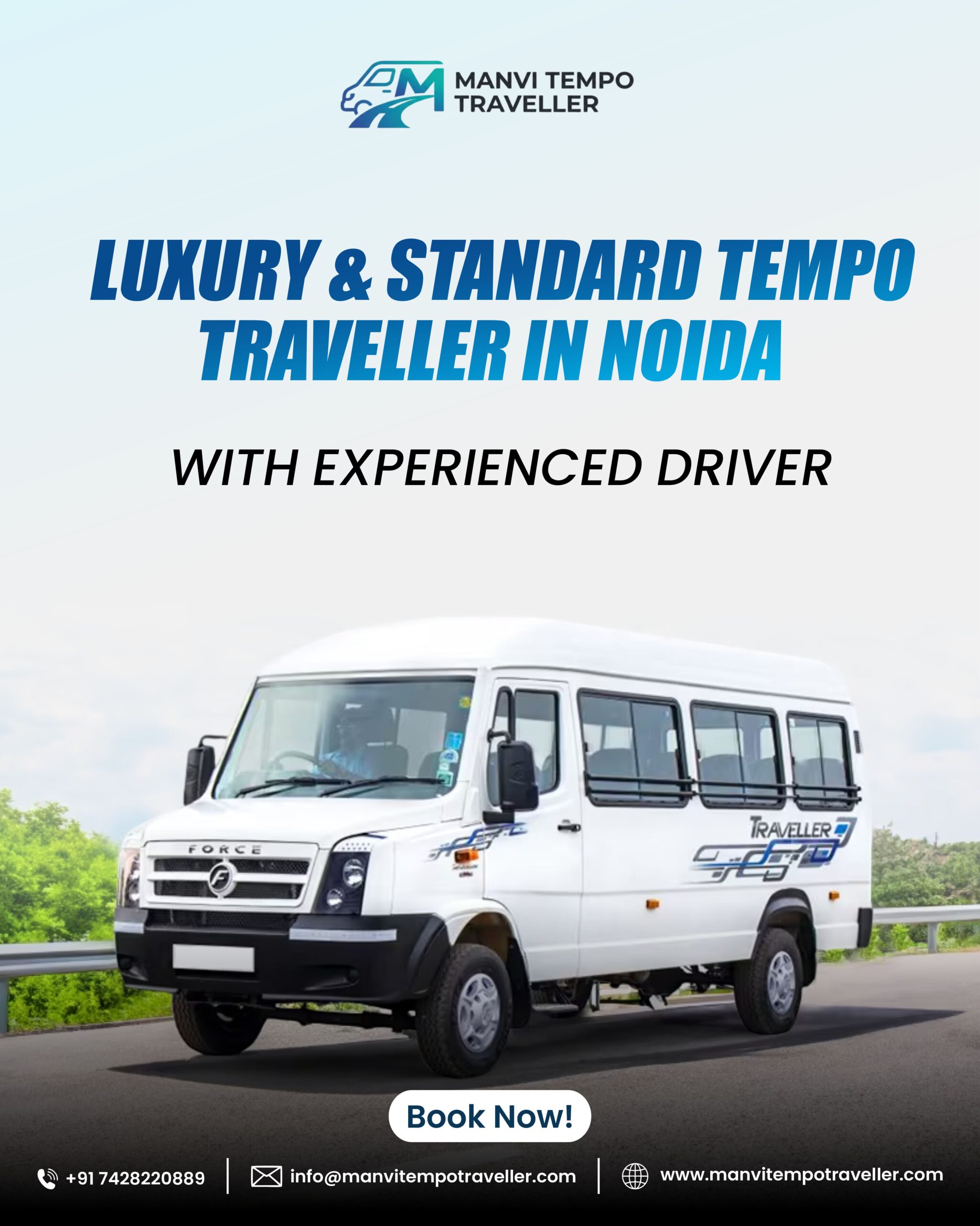 luxury & standard tempo traveller in noida