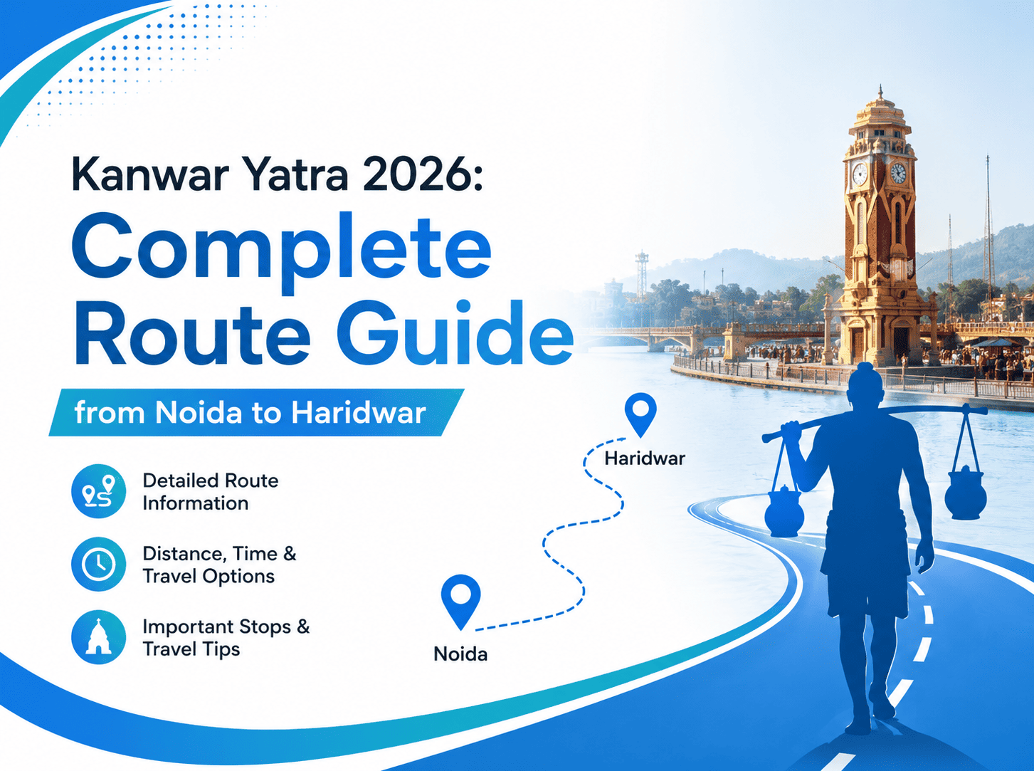 Kanwar Yatra 2026: Complete Route Guide from Noida to Haridwar kanwar yatra 2026 complete route guide