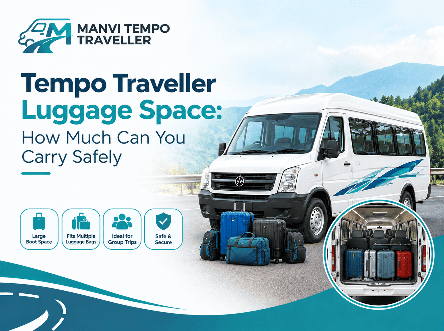 tempo traveller luggage space