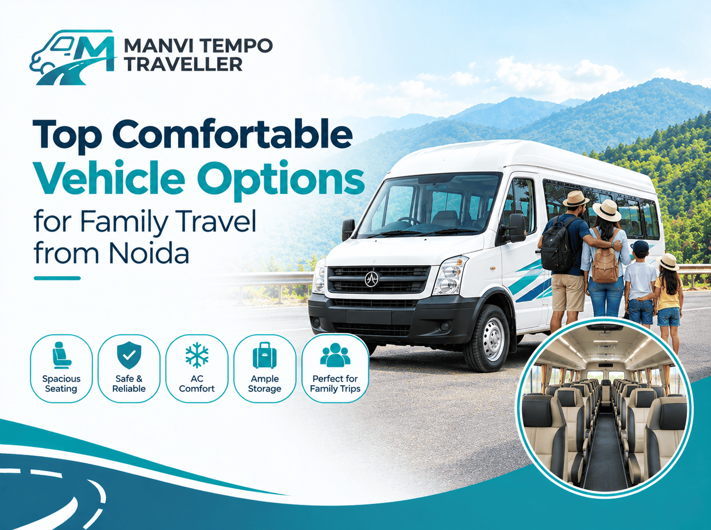 top comfortable vehicle options for family travel from noida